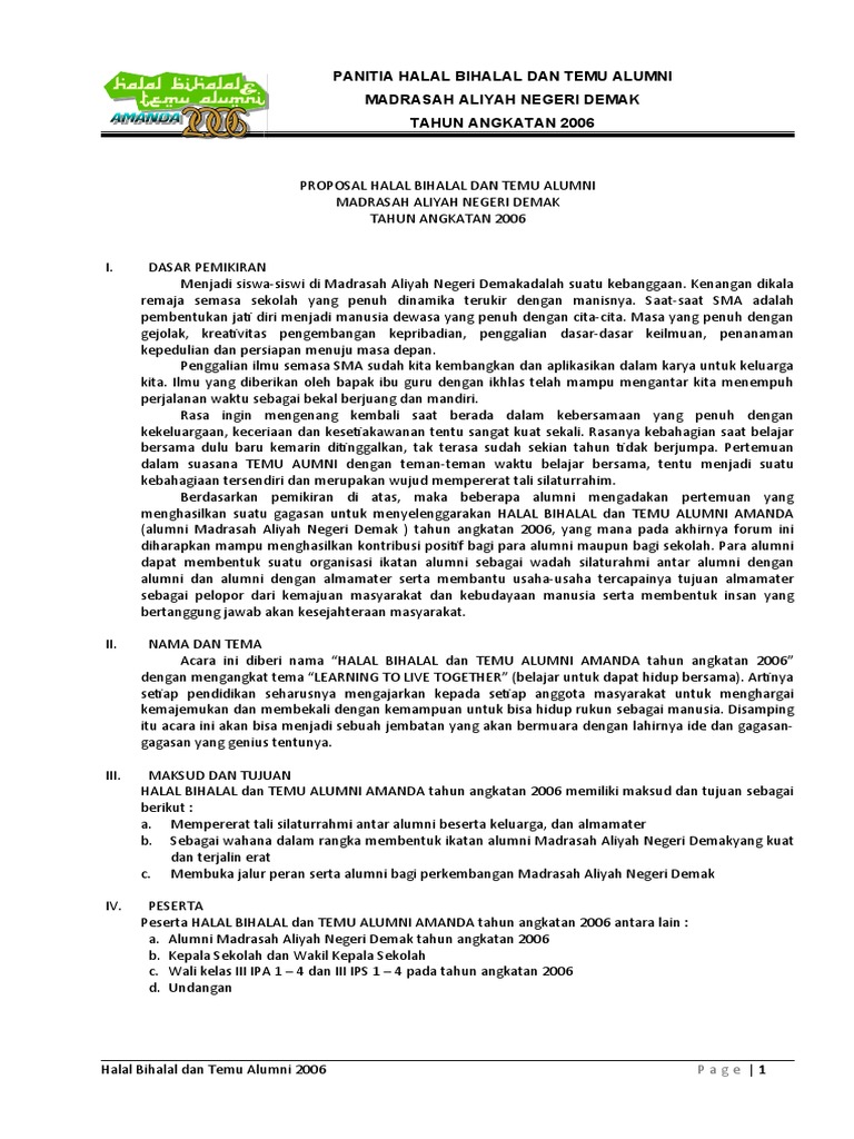 6000 Contoh Undangan Halal Bihalal Alumni Sekolah Terbaik