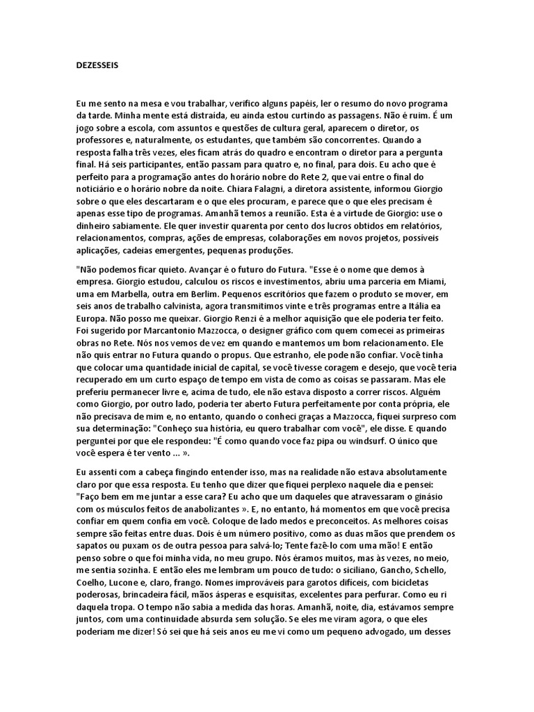 Reflexões sobre Amor e Decisões | PDF | Amor | Tempo