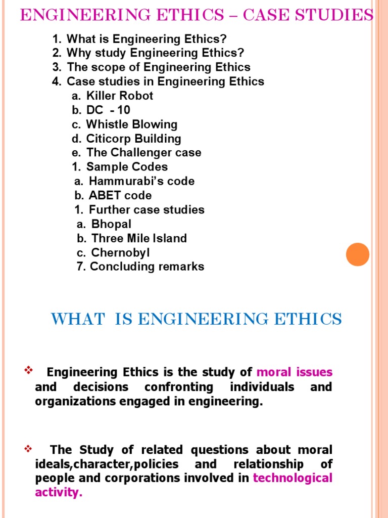 Case Study in Ethics | PDF