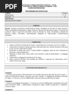 Ementa de Educação No Campo