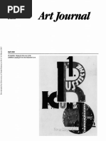 Art Journal 41 3 The Russian Avant-Garde | PDF | Modernism | Art
