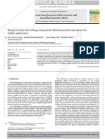 Design of Ultra-low Voltage Integrated CMOS Based LNA and Mixer ForZigBee Application