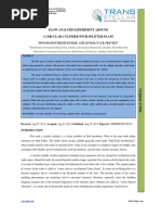 Flow Analysis Experiment Around A Circular Cylinder With Splitter Plate