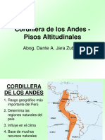 Cordillera de Los Andes y Regiones Naturales