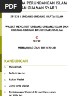 Download Wasiat Mengikut Undang-Undang Islam  Undang-Undang Brunei Darussalam by Muhammad Zaki Wahab SN36830359 doc pdf