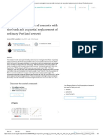 Research Paper (PDF) - Compressive Strength of Concrete With Rice Husk Ash As Partial Replacement of Ordinary Portland Cement