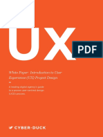 EBOOK Introduction To UX Project Design PDF