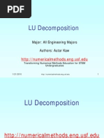 LU Decomp