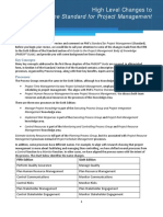 PMBOK6 High Level Changes PDF