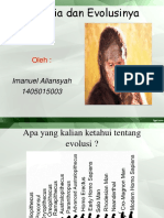 Bhan Ajar Evolusi Manusia