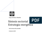 Sintesis Sectorial Estrategia Energética  BM