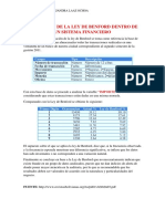 Aplicación de La Ley de Benford Dentro de Un Sistema Financiero