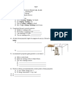 TEST CL A III-a