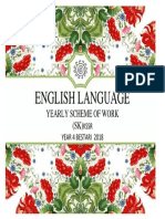 English Language: Yearly Scheme of Work (SK)