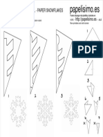 Como Hacer Copos de Nieve PDF