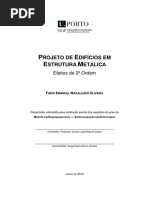 Projecto de Estruturas Metalicas