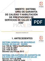 Sistema Obligatorio Calidad en Salud Colombia