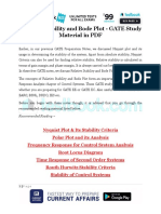 Relative Stability and Bode Plot - GATE Study Material in PDF