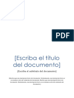 Escriba El Subtítulo Del Documento