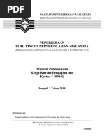 Manual Pelaksanaan Kerja Kursus 9004 2018