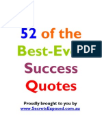 52 Best Ever Success Quotes