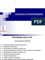 Finantele Intreprinderii 2014-2015 III