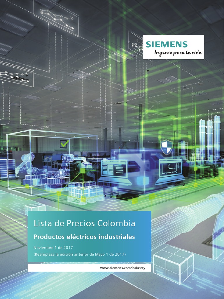 Siemens Lista de Precios Noviembre 1 2017 PDF Cantidades fisicas