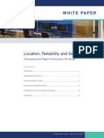 Location, Reliability and Service:: White Paper
