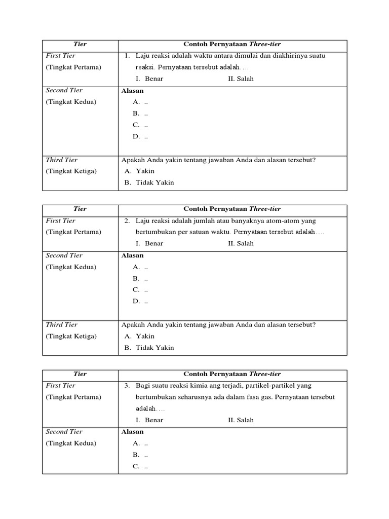 Contoh Soal Laju Reaksi Dan Jawabannya Berbagi Contoh Soal