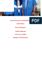 Maintenance Tensimeter Air Raksa Kelompok 1