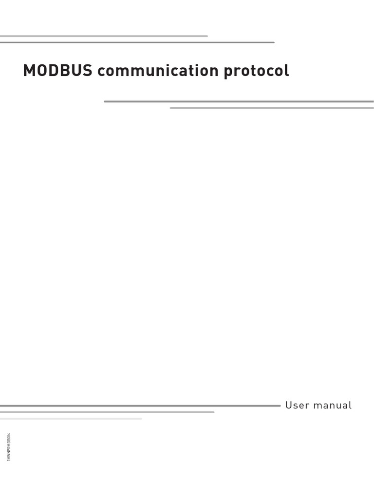 CDM Modbus Protocol v004 | PDF | Transmission Control Protocol ...