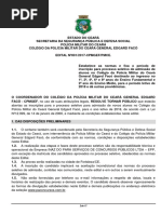 Edital Processo Seletivo CPMGEF 2018