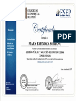 Certificado - Espinoza Soriano