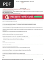 Os Estados Unidos Nasceram Com a Mão No Coldre