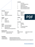 14 Vi-Cheat-Sheet PDF