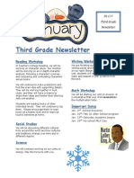 third grade newsletter january