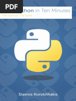 Learn Python in Ten Minutes - Dark