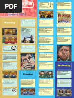 Muuragenda Huis Van de Wijk Buitenveldert Januari 2018