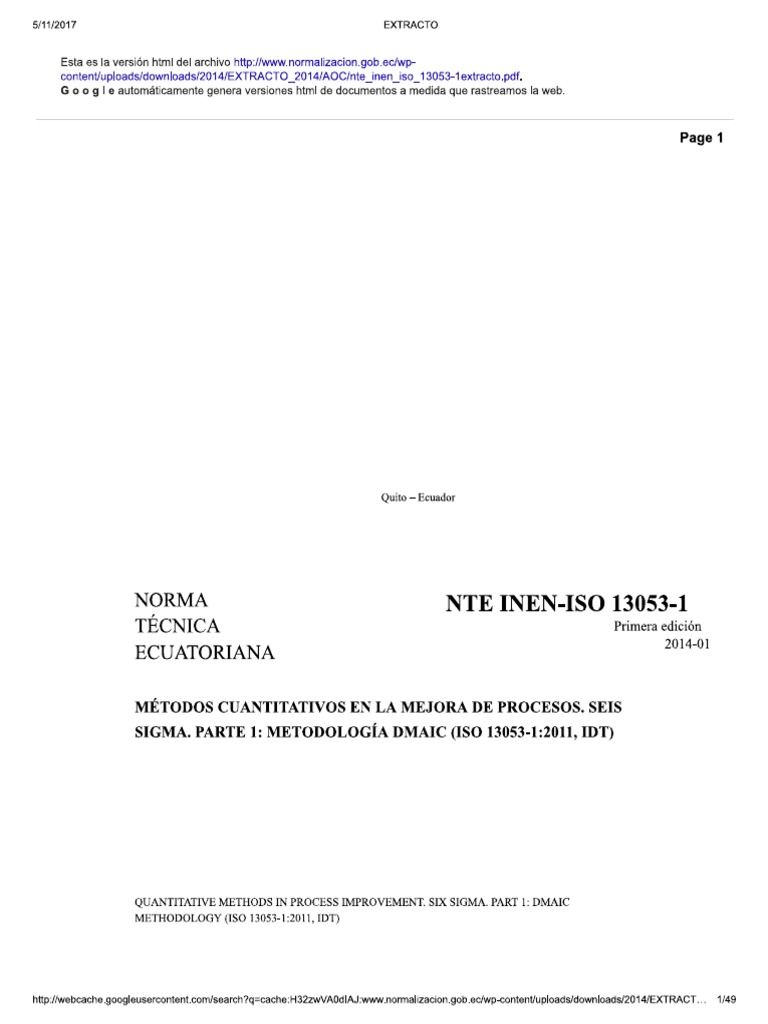 Iso 13053 | PDF | Business