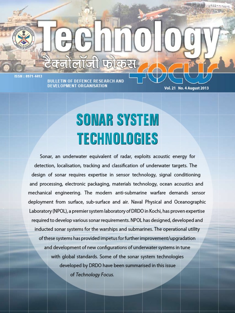 DRDO Sonar PDF Sonar Digital Signal Processor