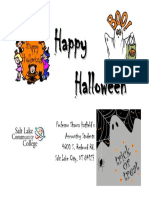 Halloween Donation Poster