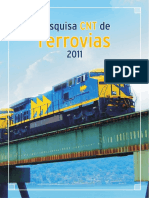 Pesquisa CNT de Ferrovias 2011 PDF