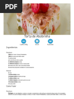 Torta Tempero Cream Cheese