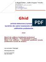 Ghid PT Redactarea Lucrarilor de Atestat 2016