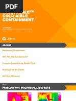 THERMAL 5. Cold Aisle Containment - VERTIV