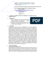 Clarificación de Jarabes Con Temperatura