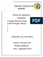 Informe de Topografia