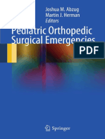 Pediatric Orthopedic Surgical Emergencies