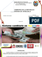 Sistema Cambiario en Venezuela