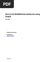 How To Test Webmethods WebService